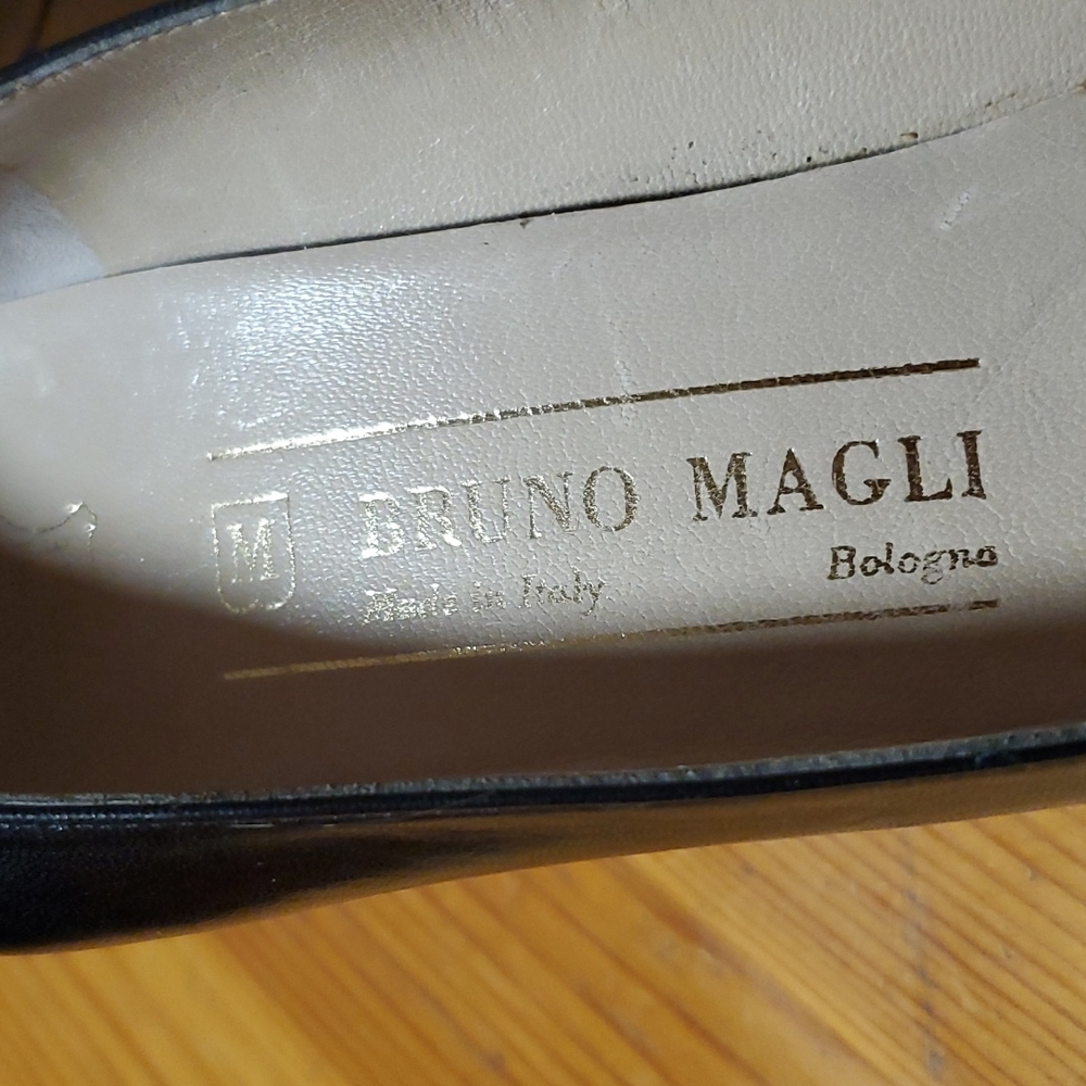 Bruno Magi vintage black heels size 8AA - Picture 7 of 8